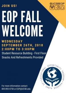 EOP Fall Welcome