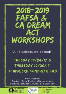FAFSA/CA Dream Act Workshop