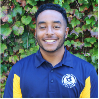 counselor luther in his EOP polo